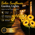 🌻 65K+ SOLD! 2026 UPGRADED Solar Sunflowers – Hyper-Realistic Petals, Stunning Shadow Projections & Dusk-to-Dawn Garden Mag