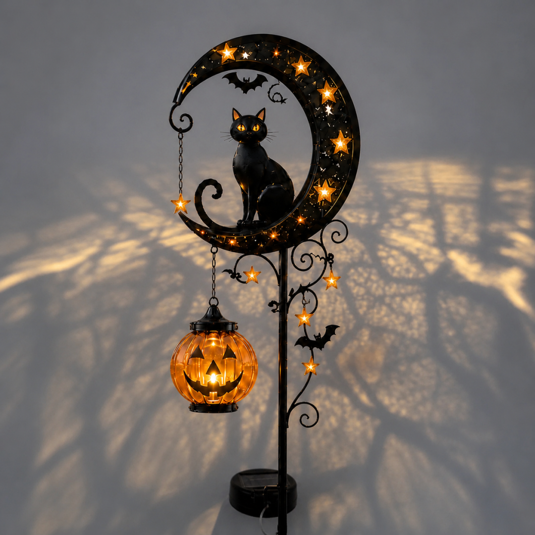 🎃Halloween Early‑Bird Special: 49% Off Pumpkin Moon Garden Stake Light