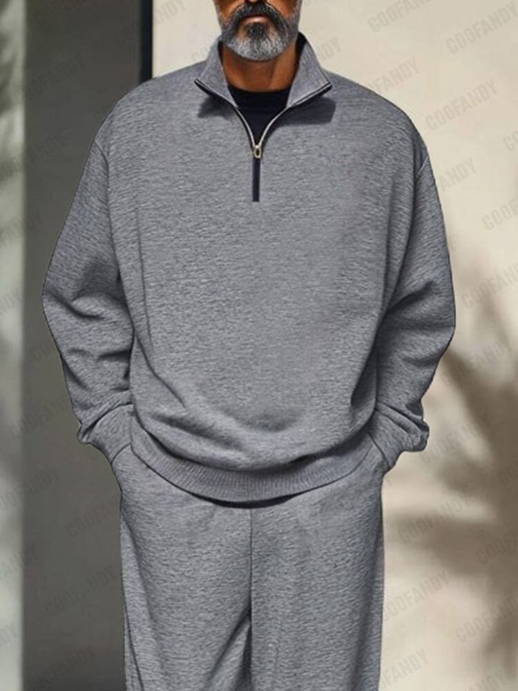 Athleisure Stehkragen Zweiteiler