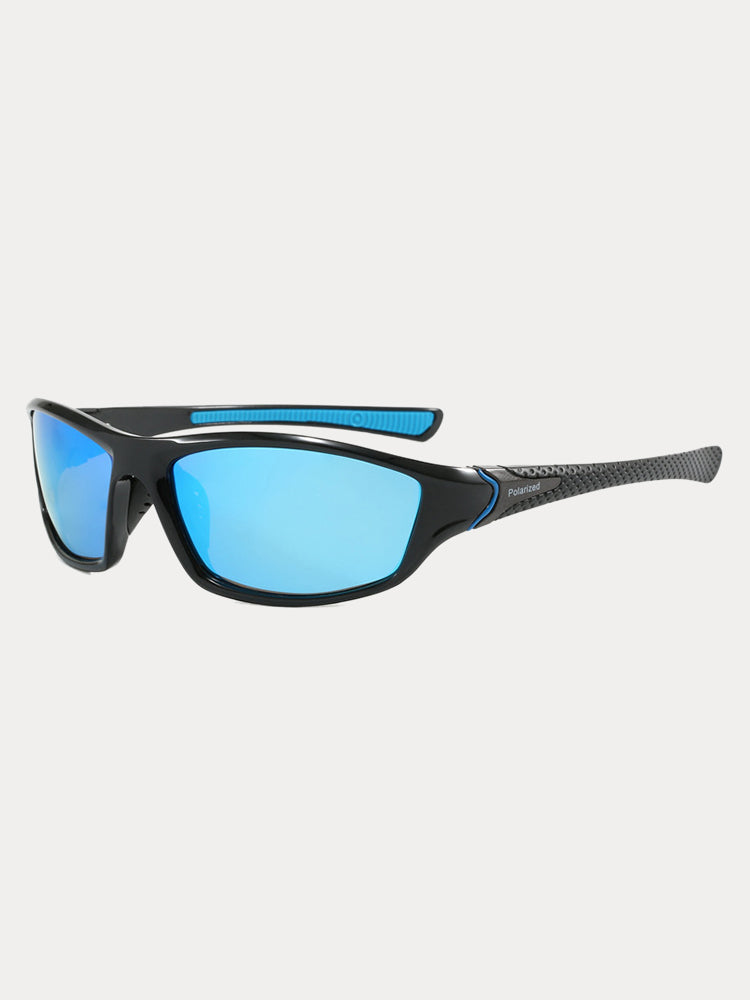 Rechteckige Sport-Sonnenbrille für Outdoor-Radfahren, polarisiert