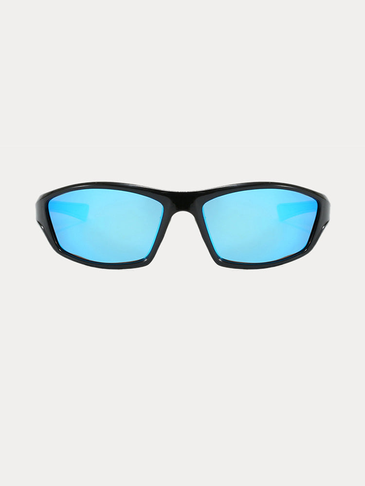 Rechteckige Sport-Sonnenbrille für Outdoor-Radfahren, polarisiert
