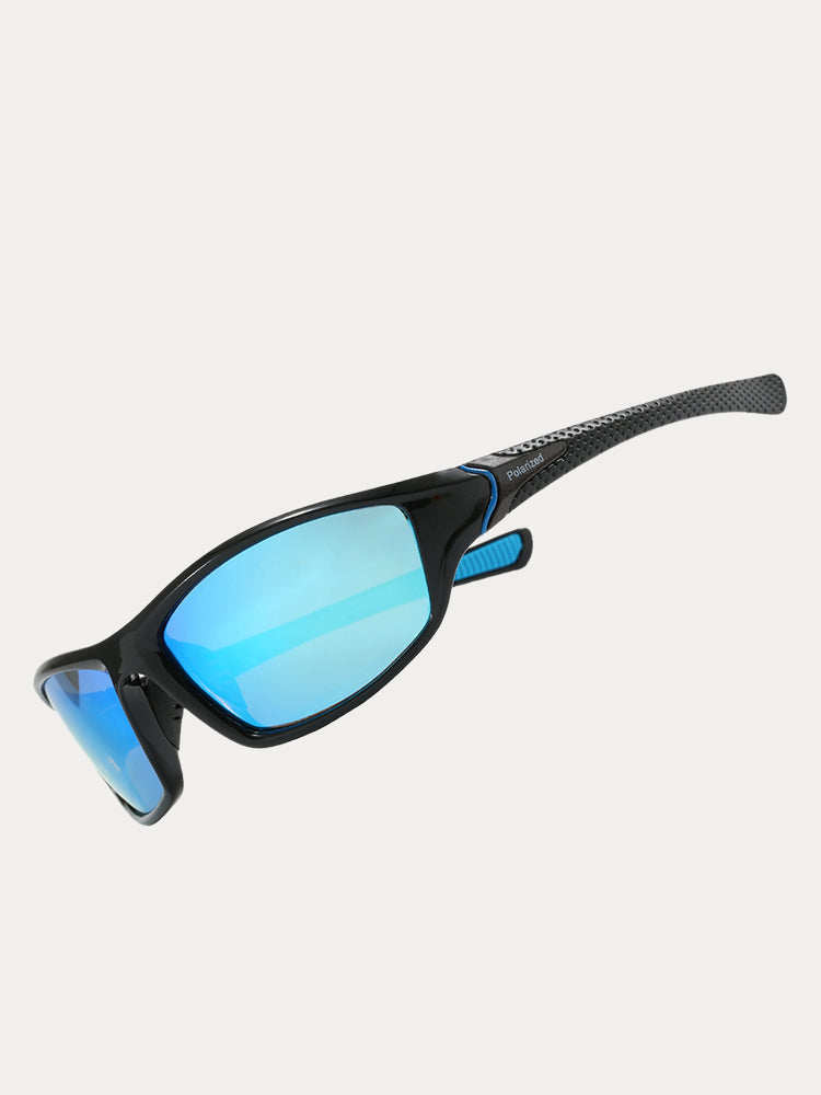 Rechteckige Sport-Sonnenbrille für Outdoor-Radfahren, polarisiert