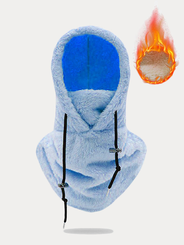 Thermo-Fleece Sturmhaube Skimaske Gesichtsbedeckung Schal