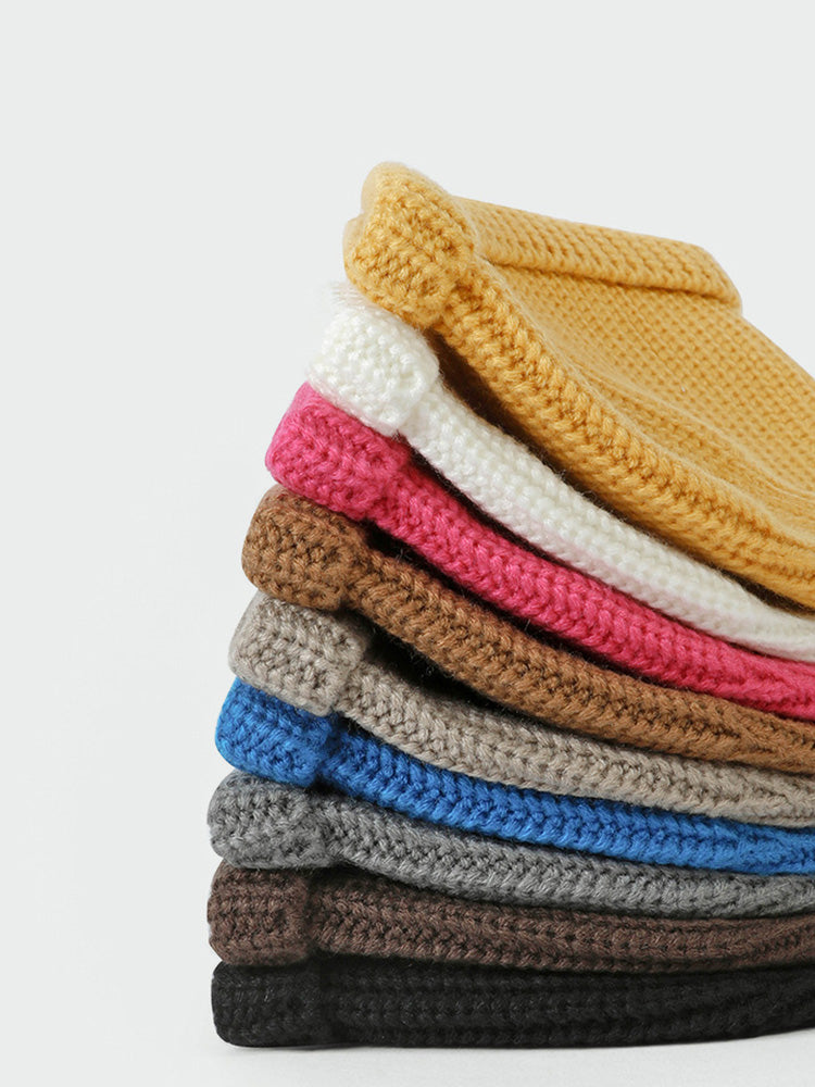 Modische warme Strickmütze