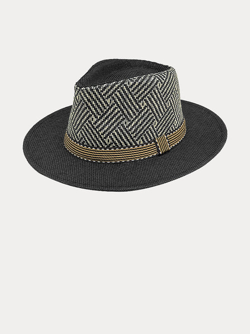 Luftiger Mesh-Panamahut mit Perforation