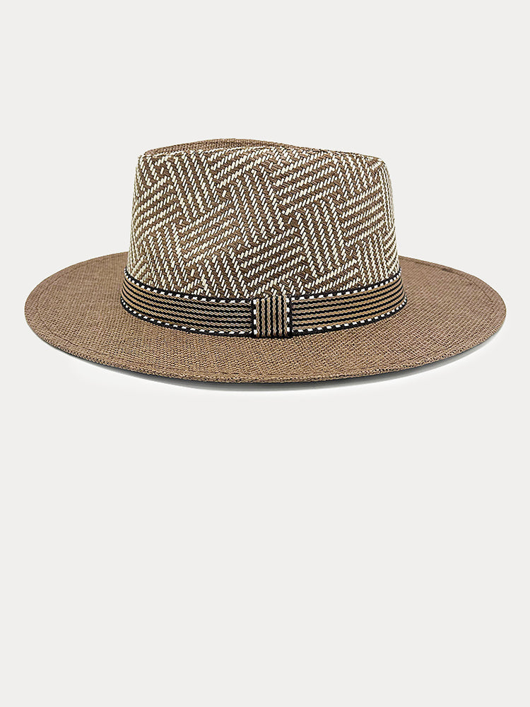 Luftiger Mesh-Panamahut mit Perforation