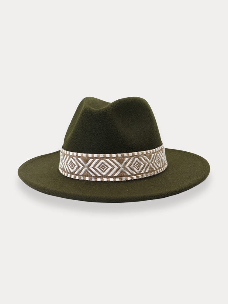 Fedora mit abnehmbarem Band