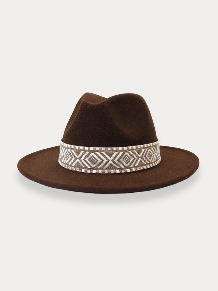 Fedora mit abnehmbarem Band