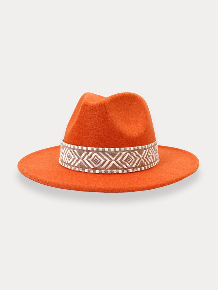 Fedora mit abnehmbarem Band