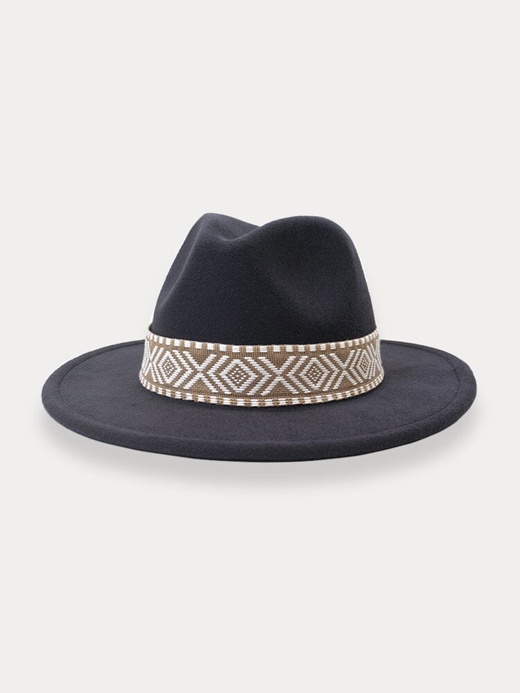 Fedora mit abnehmbarem Band