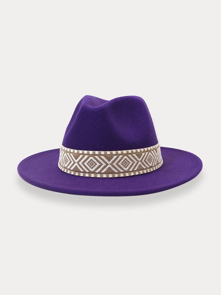 Fedora mit abnehmbarem Band
