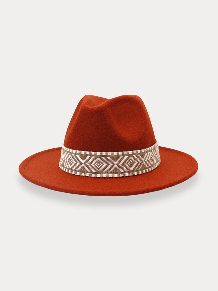 Fedora mit abnehmbarem Band