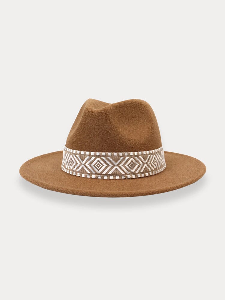 Fedora mit abnehmbarem Band