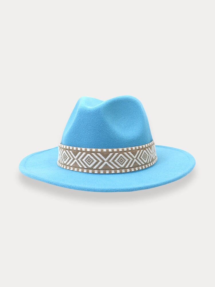 Fedora mit abnehmbarem Band