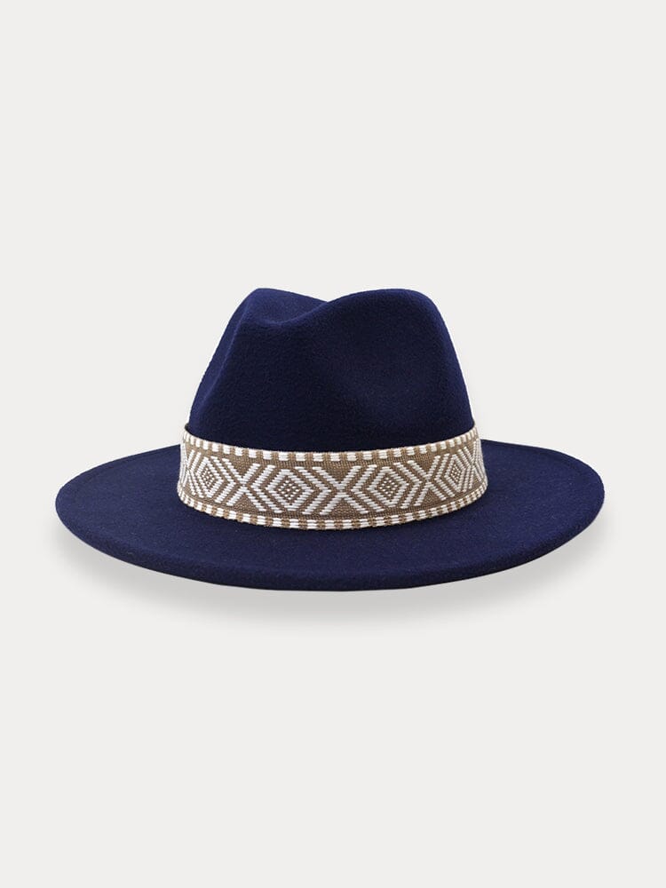 Fedora mit abnehmbarem Band