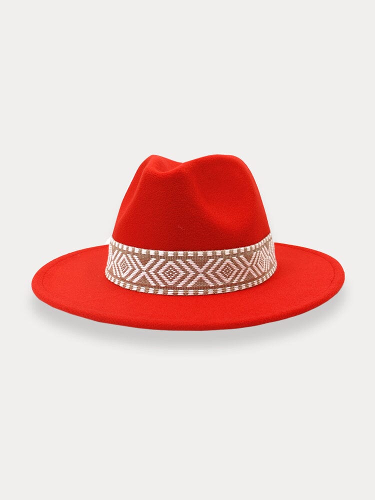 Fedora mit abnehmbarem Band