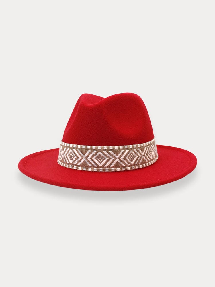 Fedora mit abnehmbarem Band