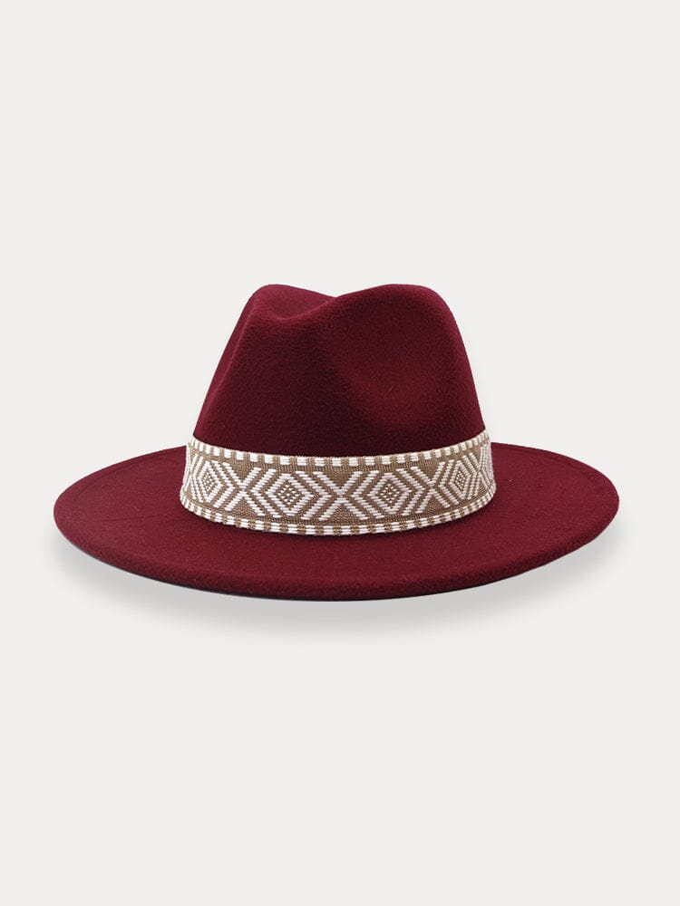 Fedora mit abnehmbarem Band