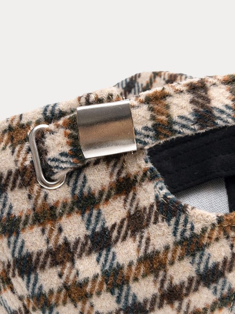 Vintage Plaid Baseballmütze