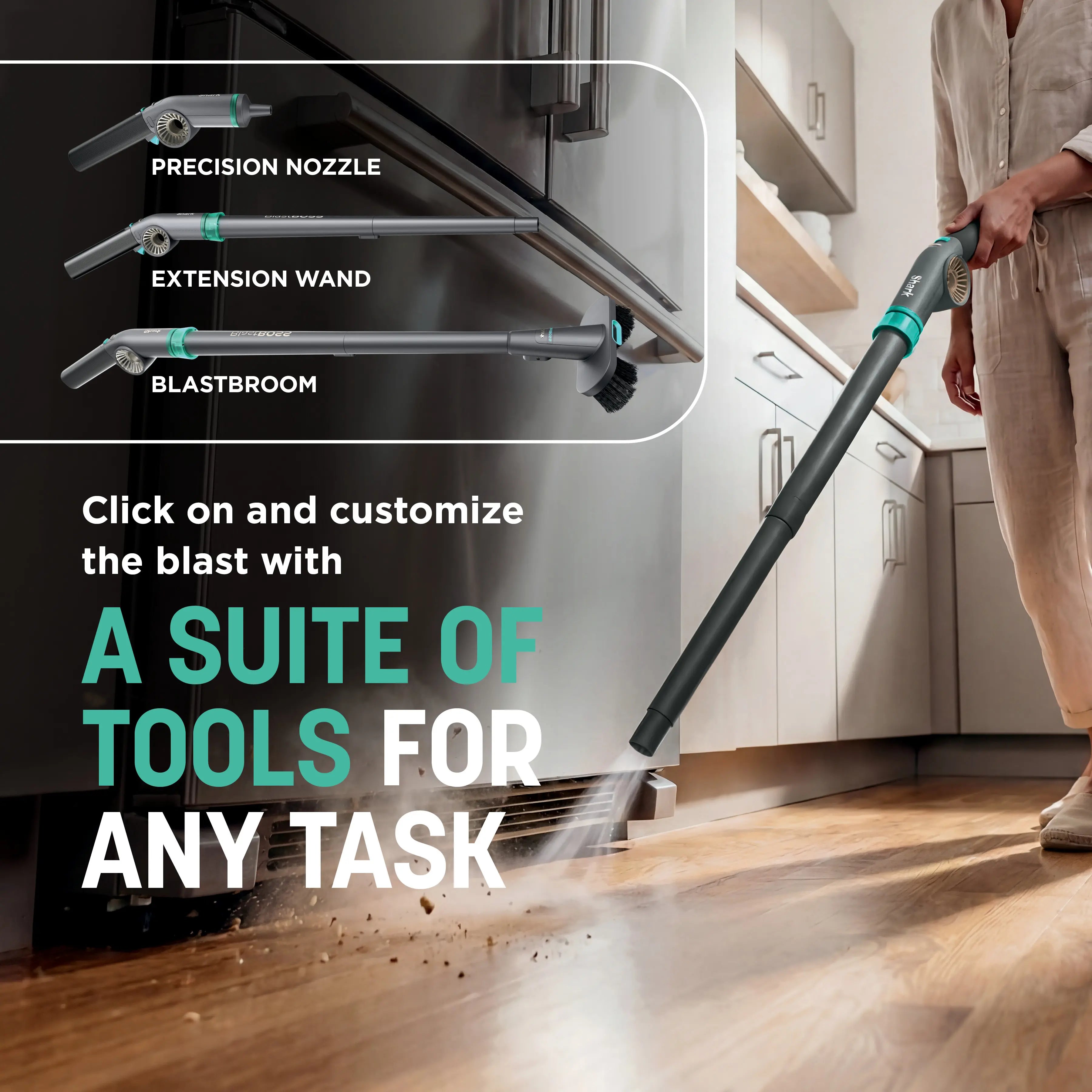 Shark BlastBoss Air Blaster Indoor-Outdoor Powerful Cleaning Tool